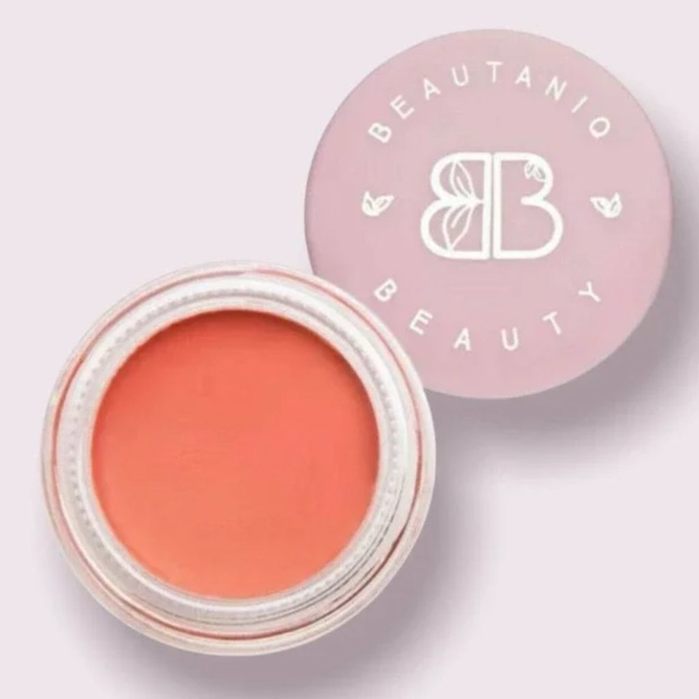 Beautaniq Beauty Butter Lip & Cheek Balm Peach Blush Full Size New